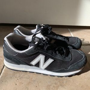 New Balance Women’s 515 Sneakers Black Suede, sz 9
